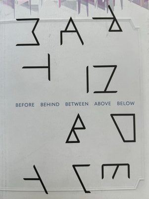 Cover of the book Before Behind Between Above Below.