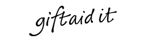 Gift Aid logo. Text reads: "giftaid it".